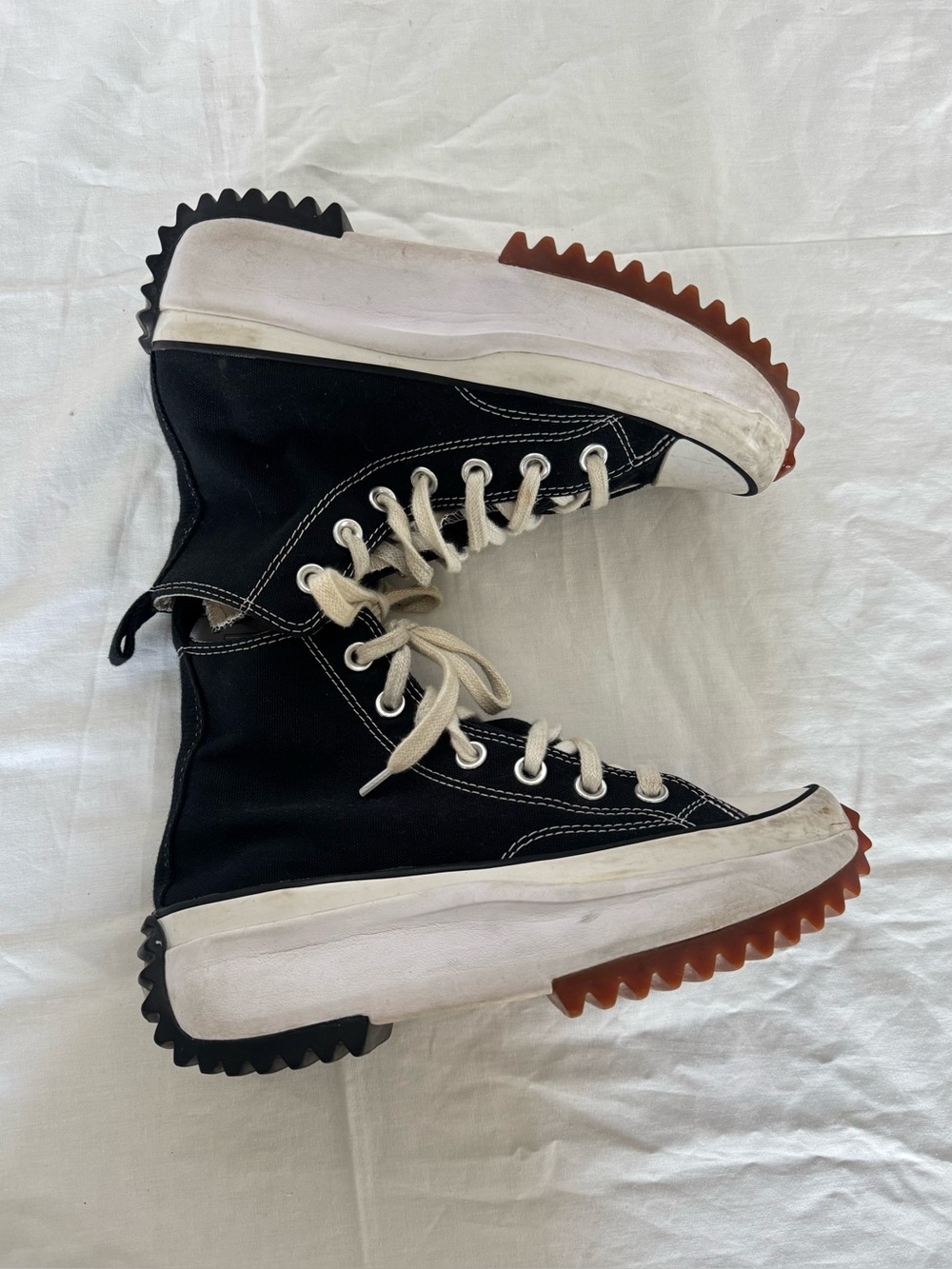 Converse Run Star Hike Platform Canvas high-top sneakers 5.5